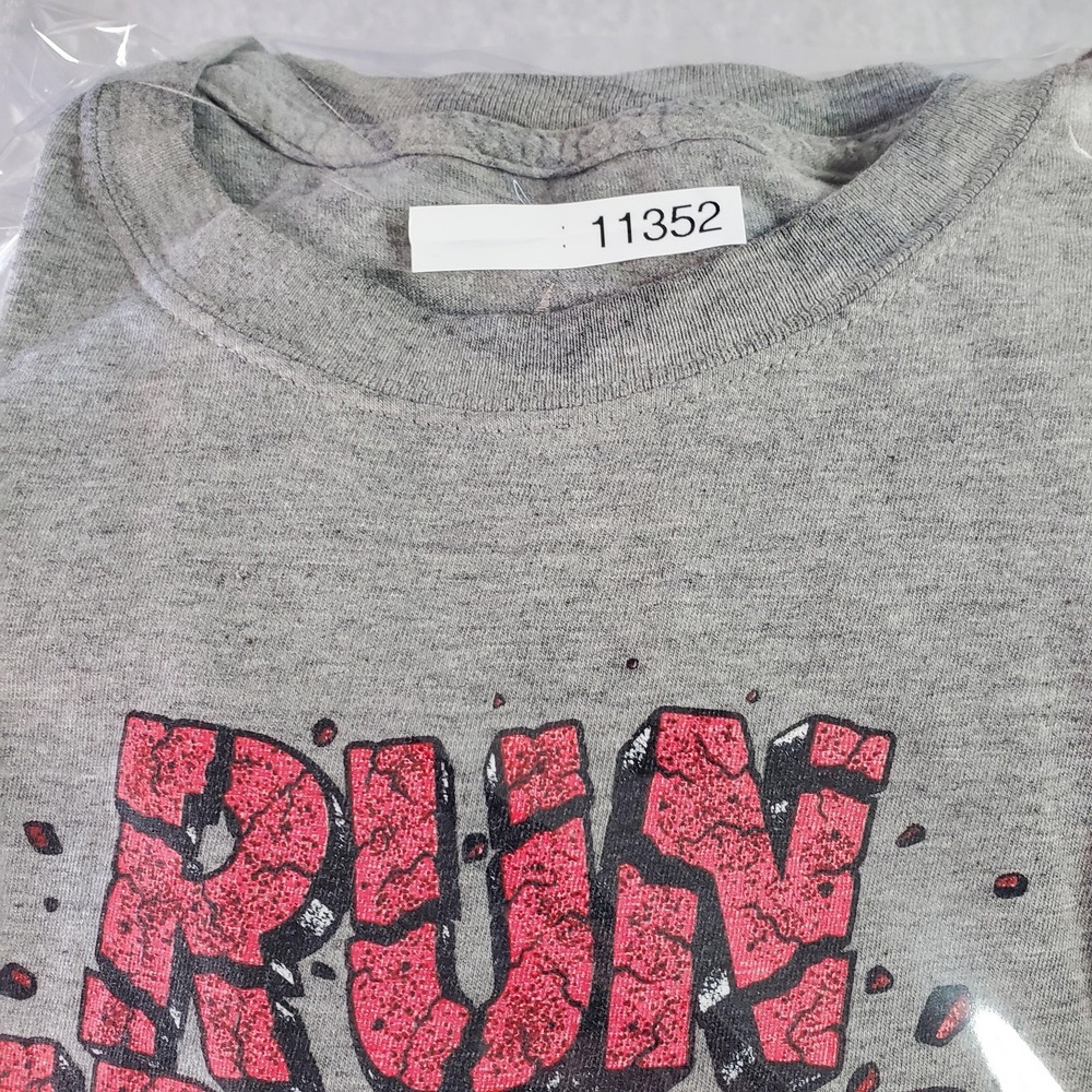 Nike Shirt Mens XL Gray Run Through It Graphic Tee Running Sports Motivational - Picture 9 of 9